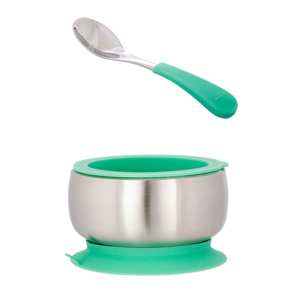 Avanchy Stainless Steel Baby Bowl + Baby spoon