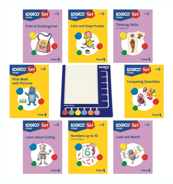 LOGICO Primo set 8 books and frame